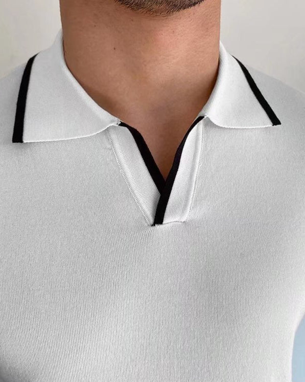 Polo w eleganckim stylu casual z eleganckimi detalami