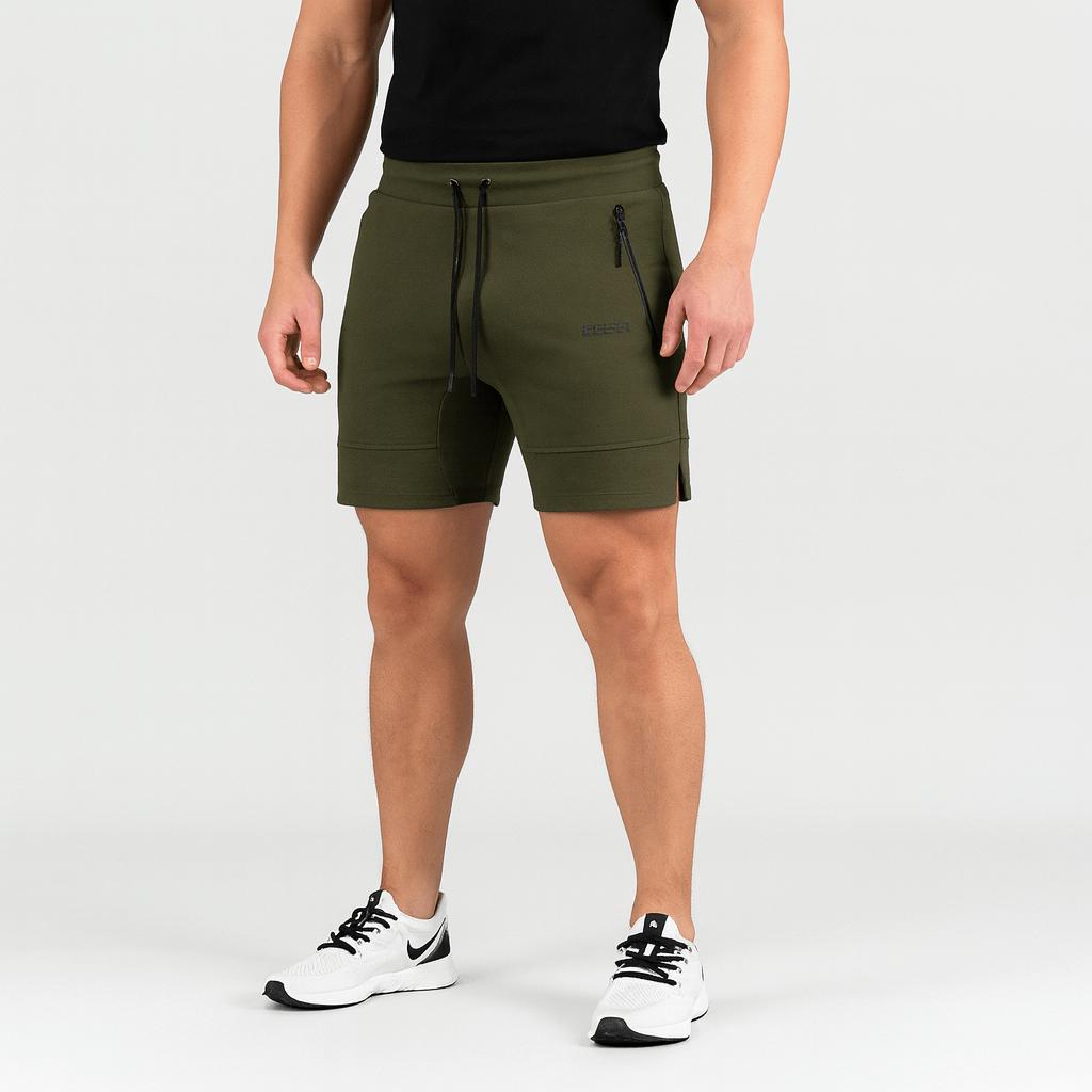 Sprzęt treningowy spodenki z kieszeniami zapinanymi na zamek do biegania i uprawiania sportu