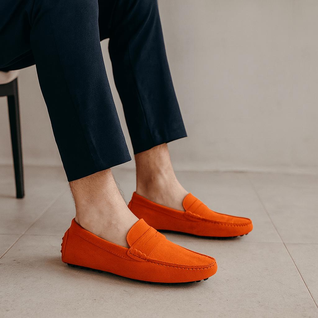 Stylowe i nowoczesne mokasyny zamszowe dla mężczyzn – inspirowane włoskim stylem