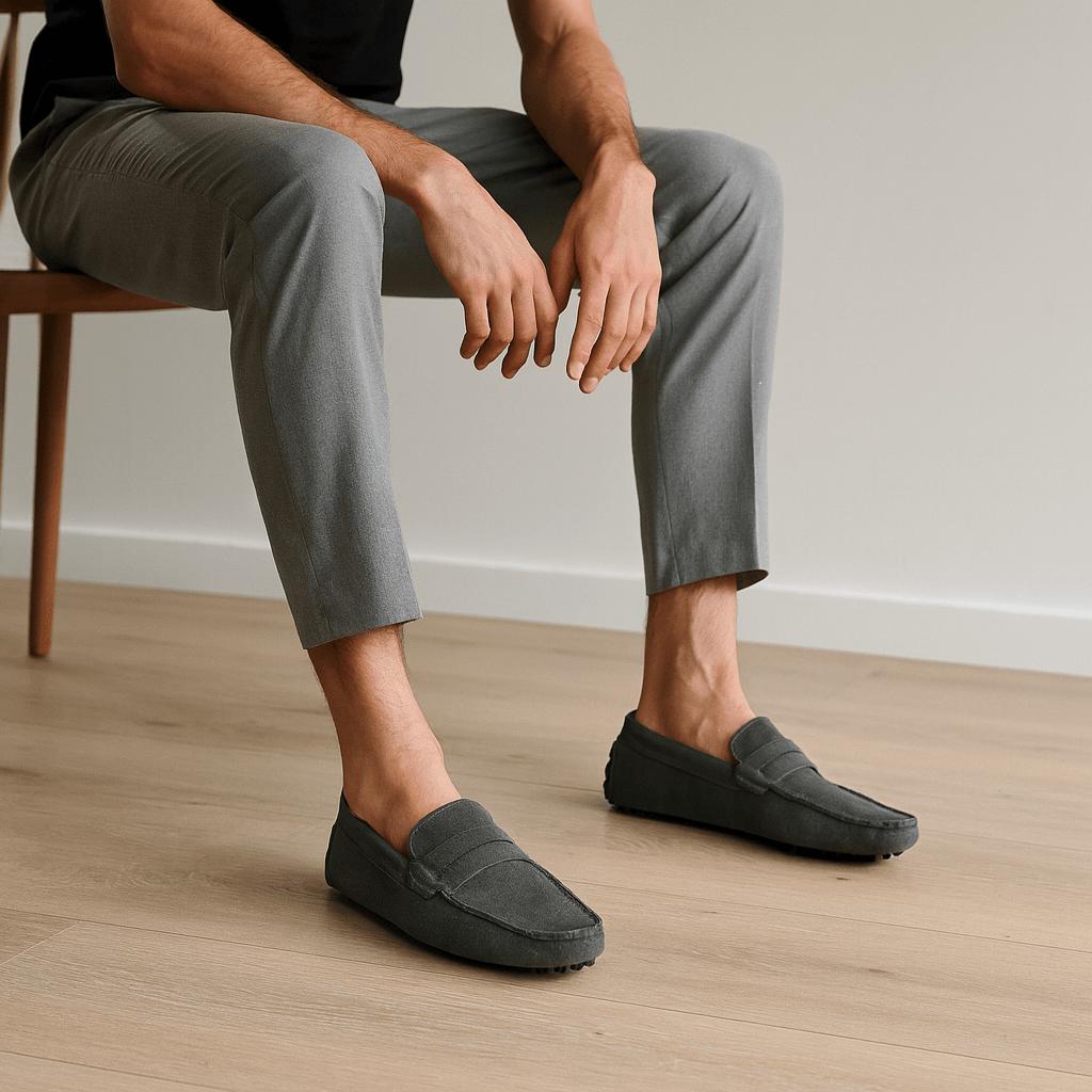 Stylowe i nowoczesne mokasyny zamszowe dla mężczyzn – inspirowane włoskim stylem