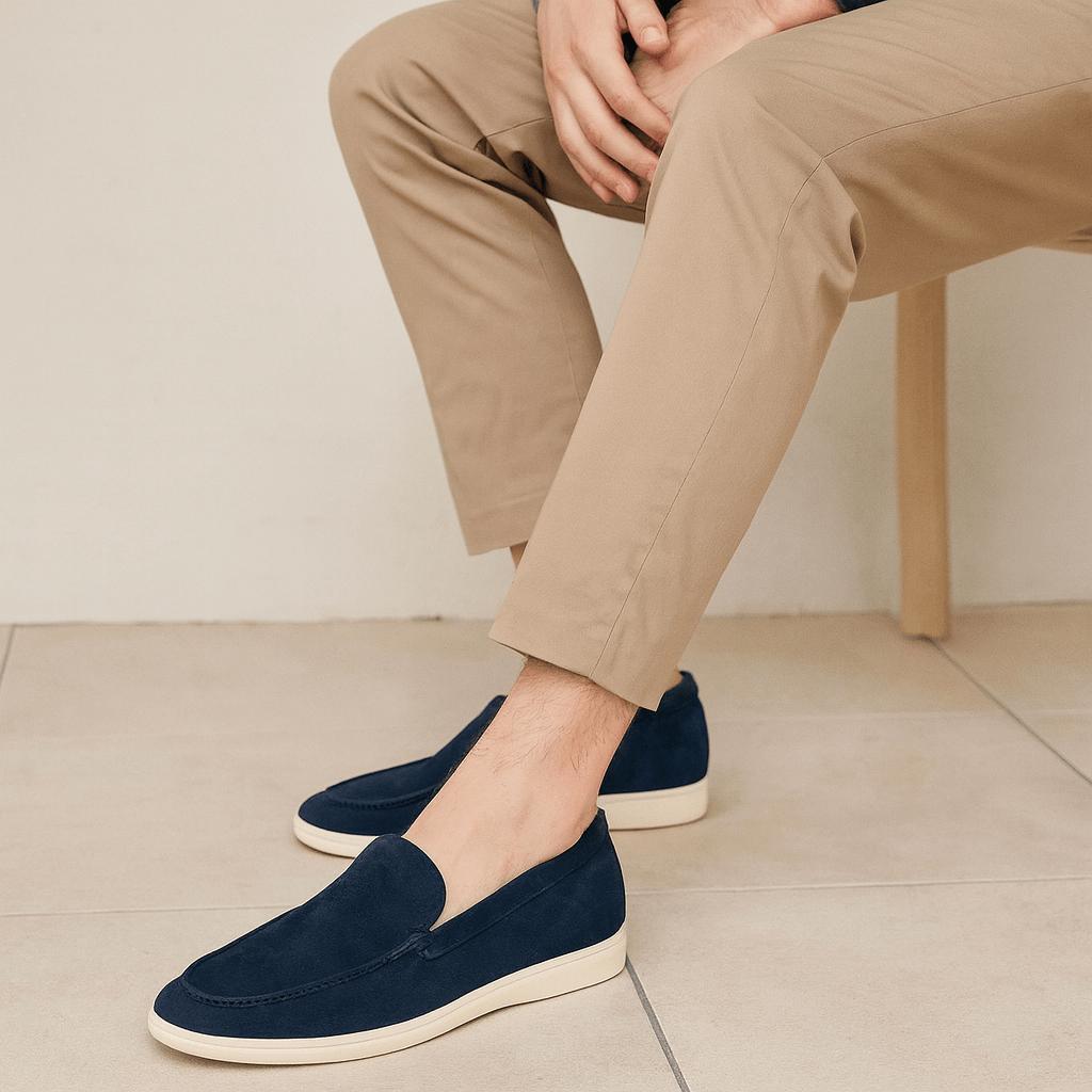 Wygodne, wsuwane mokasyny zamszowe dla mężczyzn – całodzienny komfort i wygoda