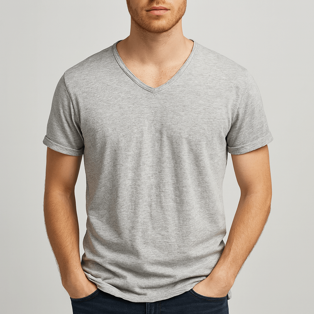 Noirski | Oddychająca koszula z dekoltem w serek i dopasowanym krojem