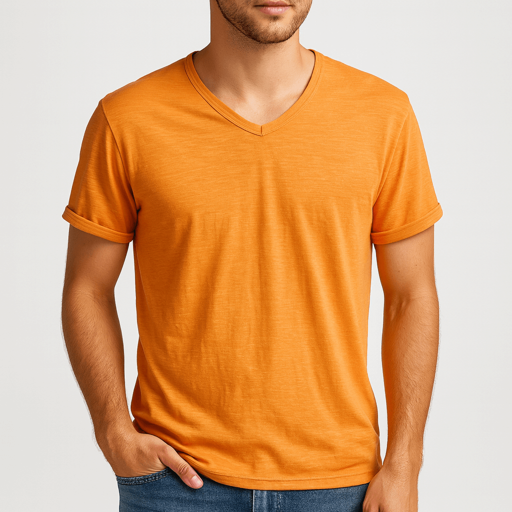 Noirski | Oddychająca koszula z dekoltem w serek i dopasowanym krojem