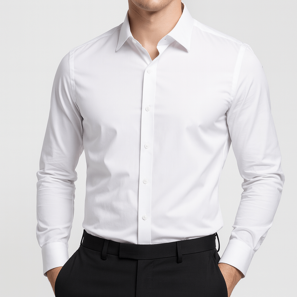 Noirski | Lekka formalna koszula z długimi rękawami