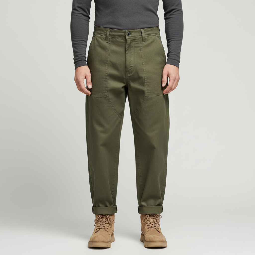 Noirski | Spodnie cargo w stylu vintage z bawełny