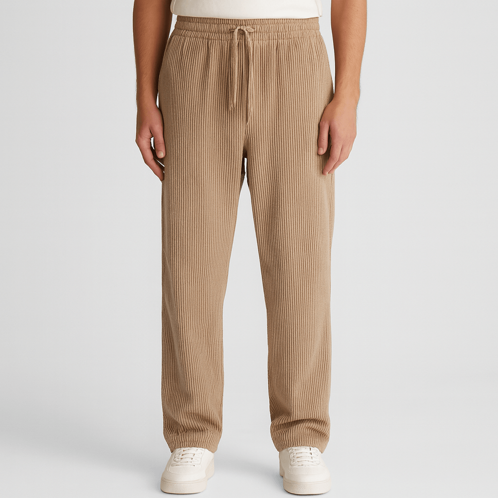 Noirski | Spodnie z prążkowanego sztruksu