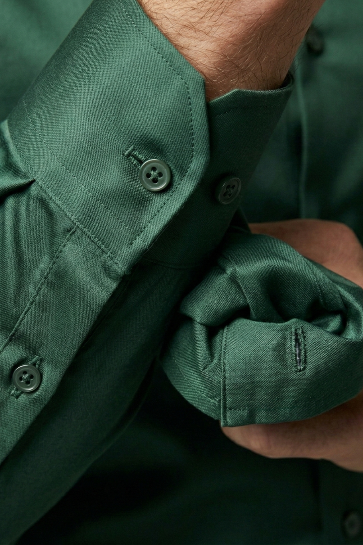 Koszula męska slim fit z długim rękawem, elegancka do garnituru i na wesele - view 14