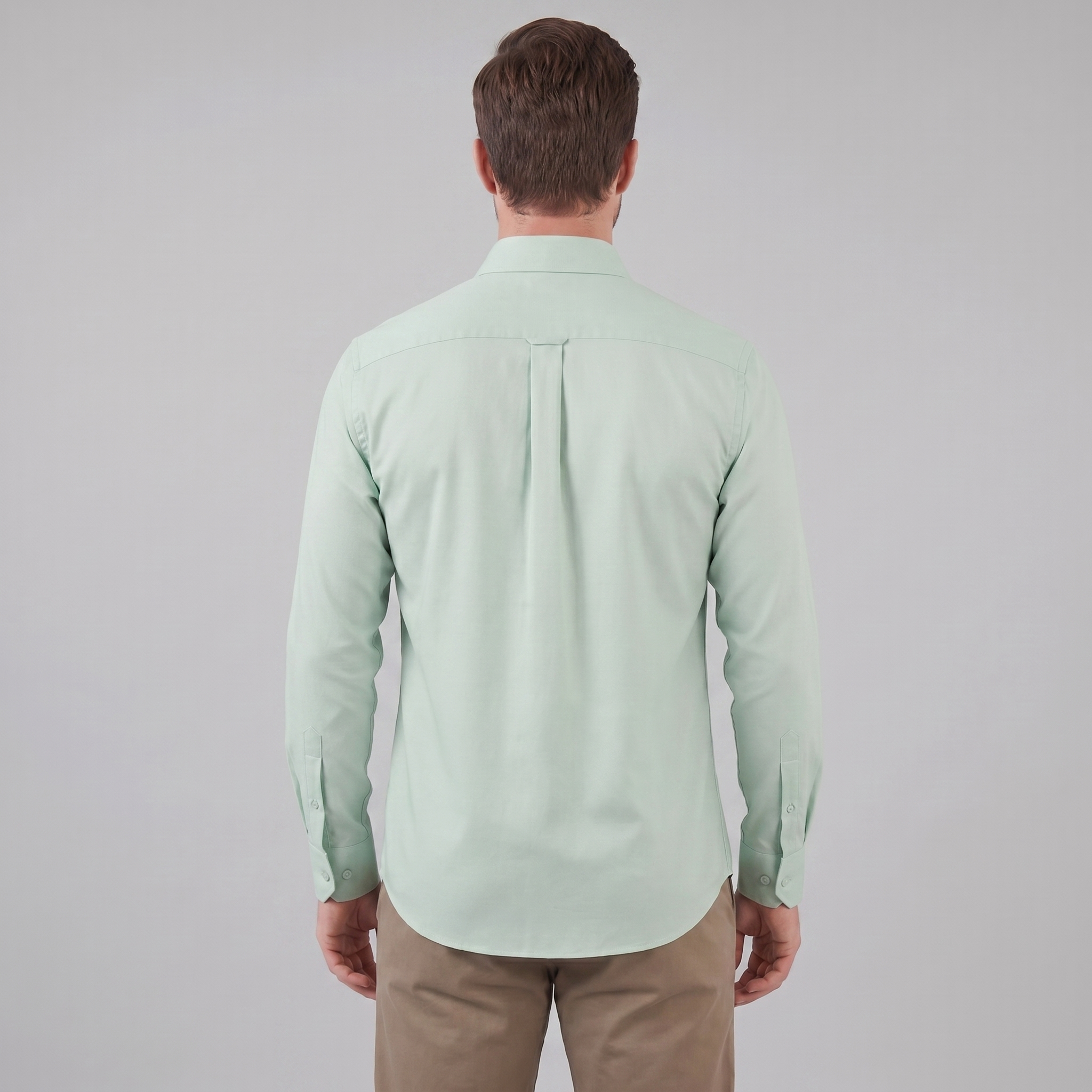Koszula męska slim fit z długim rękawem, elegancka, do garnituru i na wesele - view 29