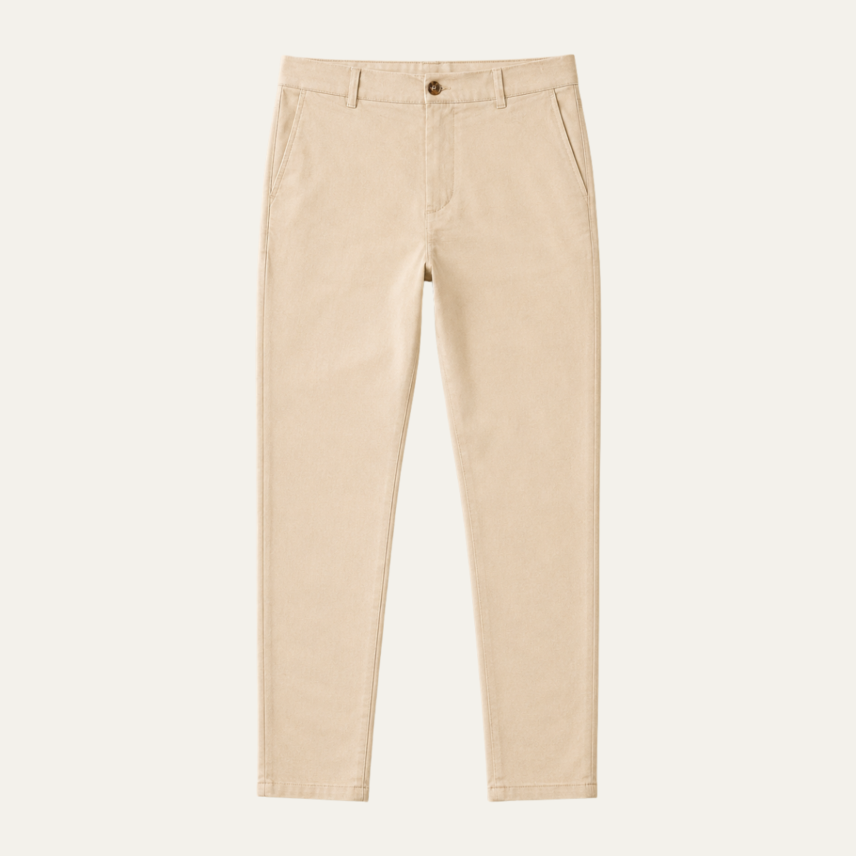 Spodnie chinosy męskie slim fit, casualowe na co dzień, do biura i na wesele - view 7