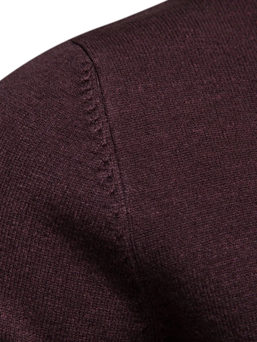 Sweter męski półgolf z dzianiny, elegancki i ciepły na jesień i zimę - view 16